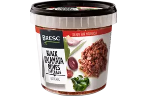 Tapenade zwarte kalamata olijven 1kg